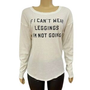 Victoria’s Secret Pink thermal Round Neck Long Sleeve Tee Shirt top